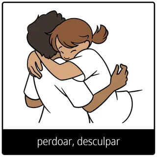 perdoar, desculpar — símbolo do evangelho