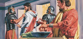 Pilate allowed the people to crucify Jesus