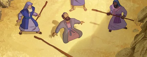 Saul asks Jesus what he should do.