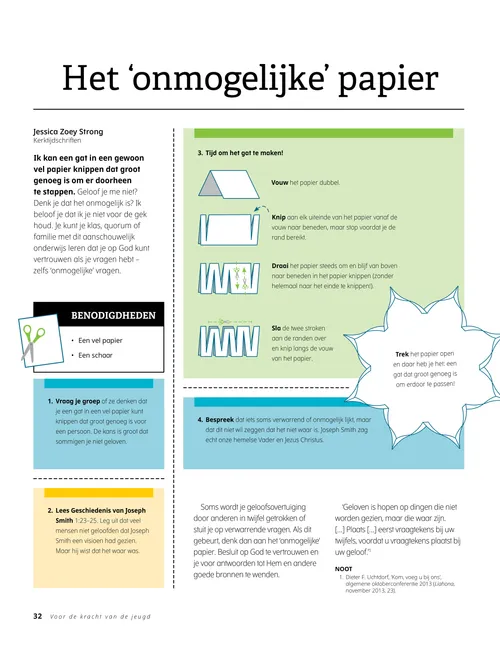 Het ‘onmogelijke’ papier