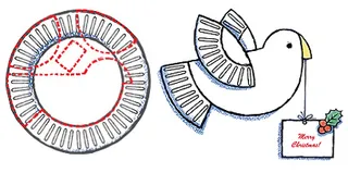 Paper Plate Dove