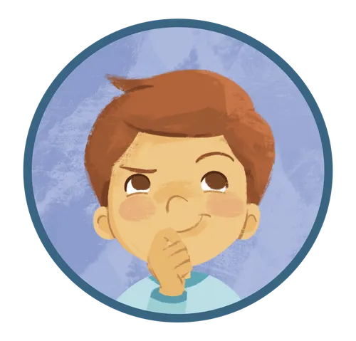 Boy thinking