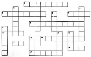 Crossword puzzle