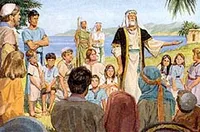 Lehi blesses his family