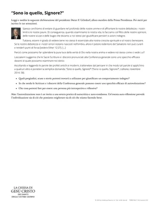 Scheda “Sono io quello, Signore?”