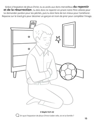 page 15 de l’album de coloriage Rassembler la famille de Dieu