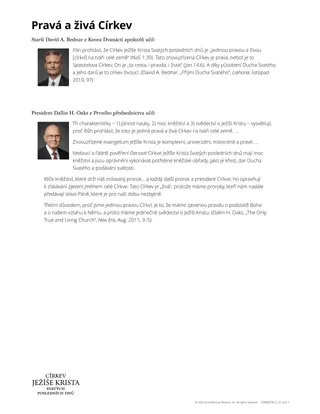 Pravá a živá Církev