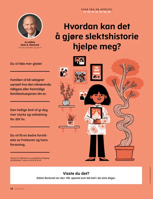 PDF av jente og familiefotografier
