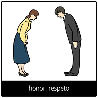 símbolo del Evangelio de honor, respeto