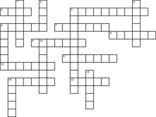 Crossword puzzle