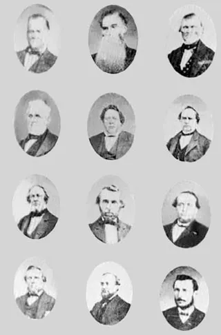 Portraits of members of the Quorum of the Twelve, late 1867 or 1868