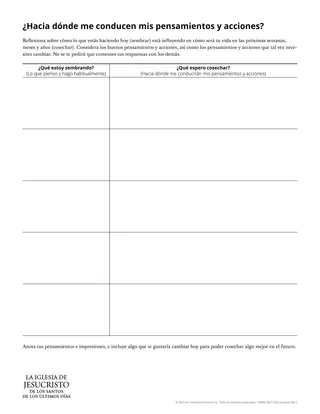 volante ¿Hacia dónde me conducen mis pensamientos y acciones?