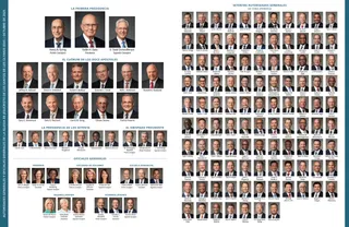 Cuadro que muestra a los líderes de la Iglesia.