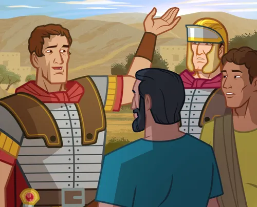 Cornelius tells his servants to find Peter.