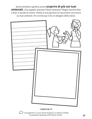 pagina 27 del libro da colorare Radunare la famiglia di Dio 