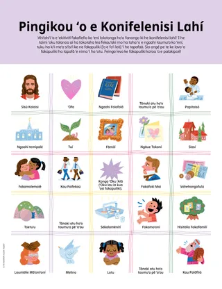 Peesi PDF mo e kalafi ʻo e ngaahi fakaʻilonga kuo tā fakatātaaʻí