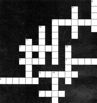 Crossword puzzle