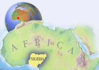 map of West Africa
