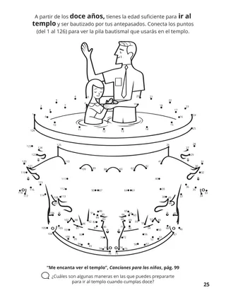 página 25 del libro para colorear “Congregar a la familia de Dios”