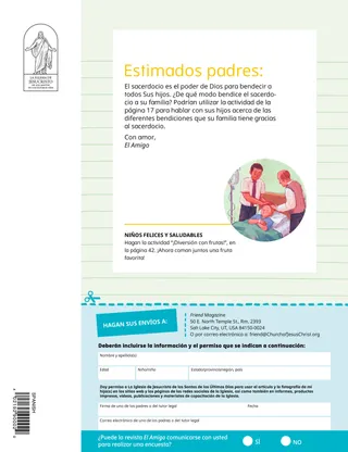 Página PDF con formulario de permiso