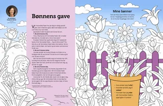 Aktivitet for fargelegging av blomster