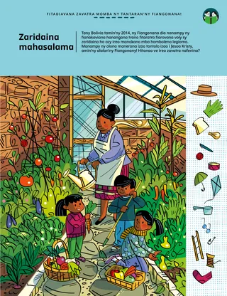 Sary miafina PDF ana vehivavy sy ankizy iray manao zaridaina ao anatina trano fitaratra fiarovana voly