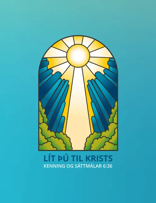 Veggspjald með þema ungmenna 2025