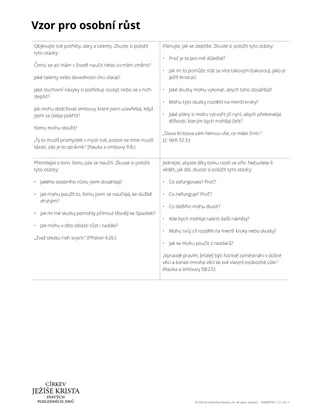 Vzor pro osobní růst