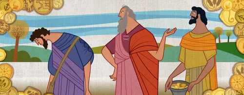 The man is not happy with this servant.