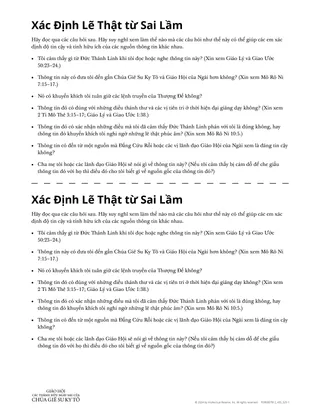 Xác Định Lẽ Thật từ Sai Lầm