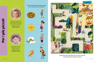 Pagina PDF con attività per bambini piccoli