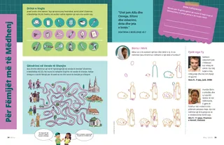 Faqja në PDF me veprimtari dhe citime për fëmijët 9 deri në 12 vjeç