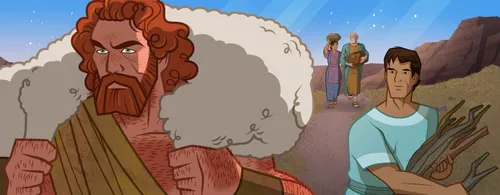 Illustration: Jakob und Esau