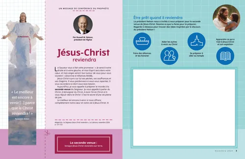 Page au format PDF sur laquelle on voit Jésus-Christ, ainsi qu’une activité de dessin