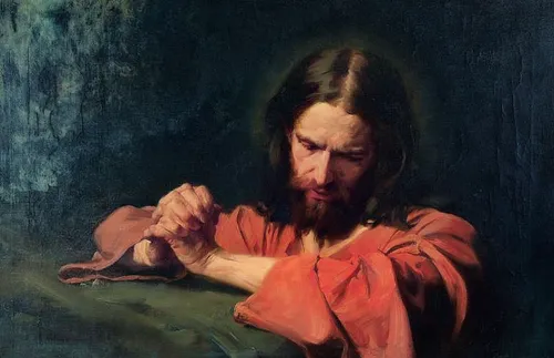 Christ praying in Gethsemane