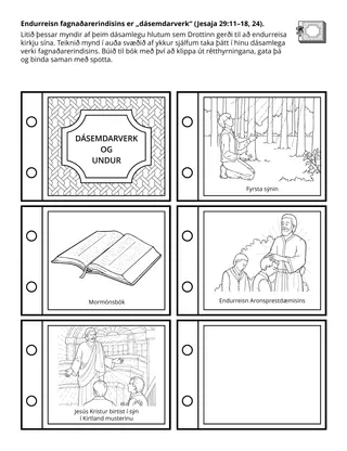 Verkefnasíða Barnafélagsins: Endurreisn fagnaðarerindisins er „undursamlegt“ verk