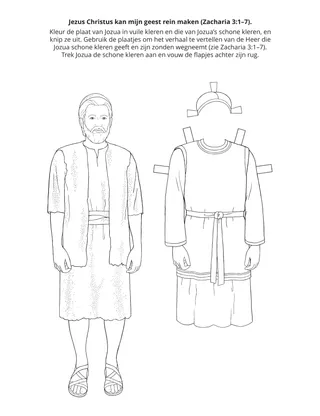 doe-pagina voor het jeugdwerk: Jezus Christus kan mijn geest rein maken
