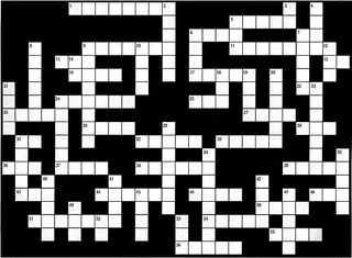 Crossword puzzle