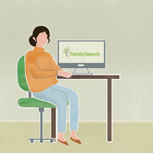 woman sitting at desk with computer