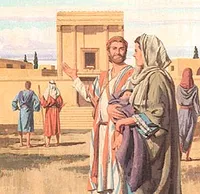 Jesus taken to the temple when very young