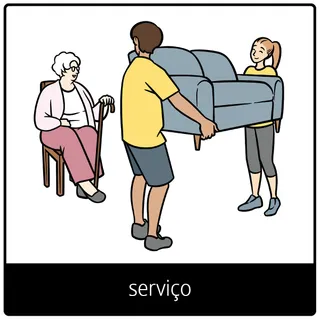 Símbolo do evangelho serviço