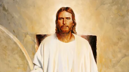 The Savior emerging from the tomb.