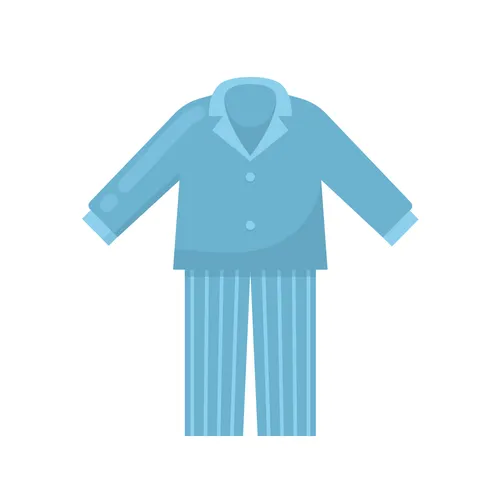 blue pajamas