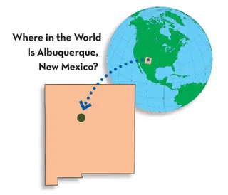 map of New Mexico