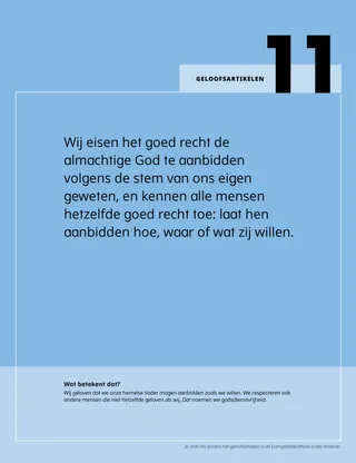 Pdf van de poster van het geloofsartikel