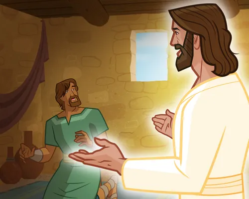 Jesus visits Ananias.