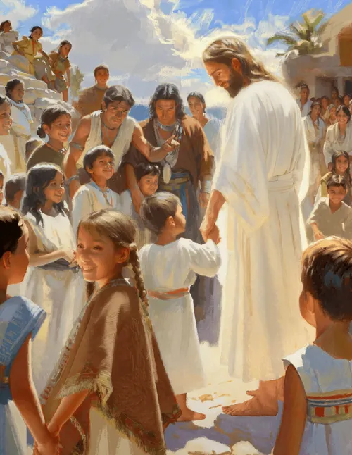 Jesus Christ with children