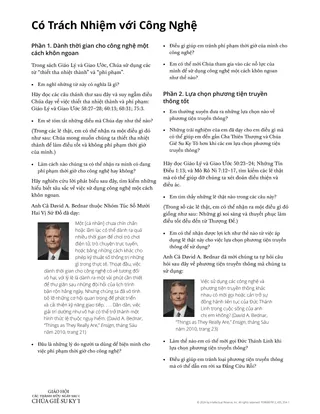 Có Trách Nhiệm với Công Nghệ