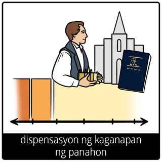 simbolo ng ebanghelyo para sa dispensasyon ng kaganapan ng panahon