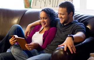 couple reading together